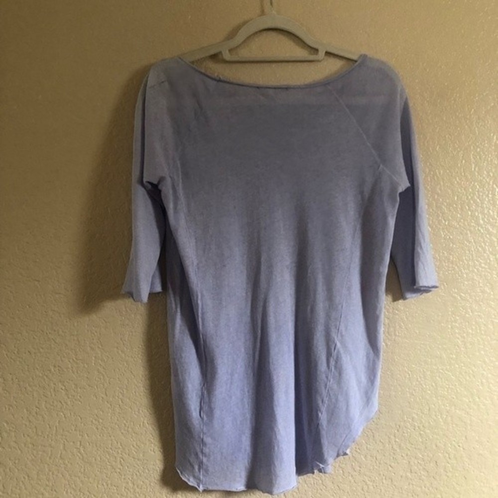 Cotton Citizen Knit Tee Top S Purple - Picture 8 of 16
